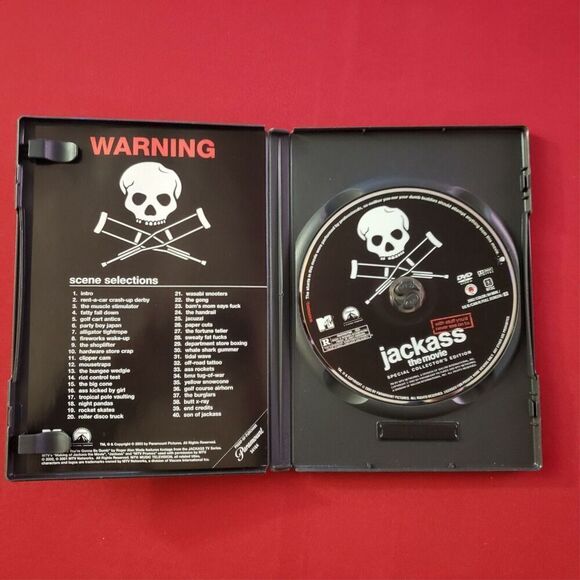 jackass the movie Full Screen Collection DVD Rated R 2002 - Picture 3 of 3